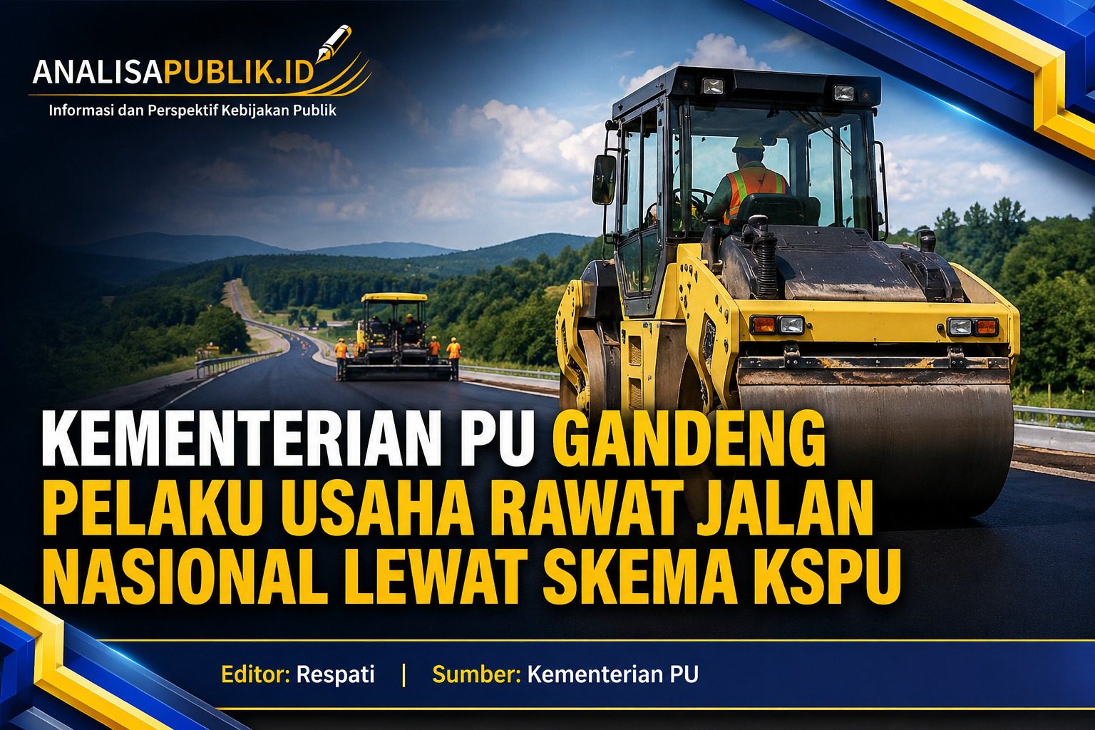 Kementerian PU Gandeng Pelaku Usaha Rawat Jalan Nasional Lewat Skema KSPU