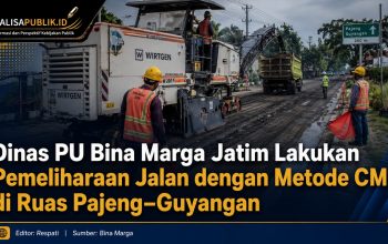Dinas PU Bina Marga Jatim Lakukan Pemeliharaan Jalan dengan Metode CMM di Ruas Pajeng–Guyangan