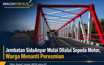 Jembatan SidaAnyar Mulai Dilalui Sepeda Motor, Warga Menanti Peresmian