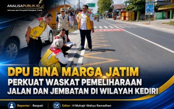 DPU Bina Marga Jatim Perkuat Waskat untuk Menjaga Mutu Jalan dan Jembatan di Kediri