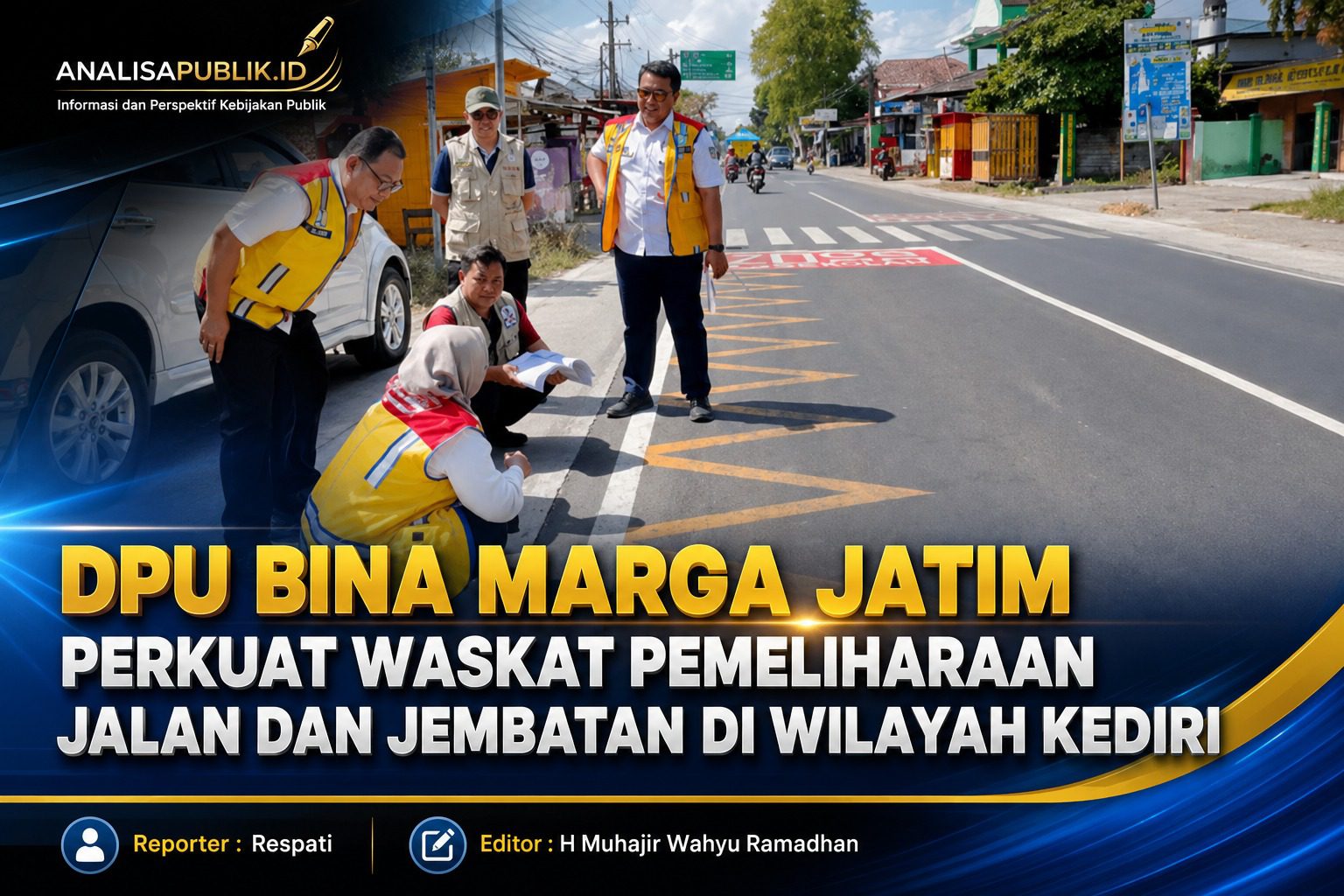 DPU Bina Marga Jatim Perkuat Waskat untuk Menjaga Mutu Jalan dan Jembatan di Kediri