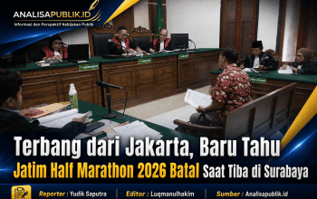 Terbang dari Jakarta, Baru Tahu Jatim Half Marathon 2026 Batal Saat Tiba di Surabaya