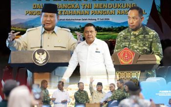 Panen Raya Bersama TNI, Kajati Jatim Dukung Penguatan Ketahanan Pangan Nasional