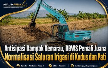 Antisipasi Dampak Kemarau, BBWS Pemali Juana Normalisasi Saluran Irigasi di Kudus dan Pati