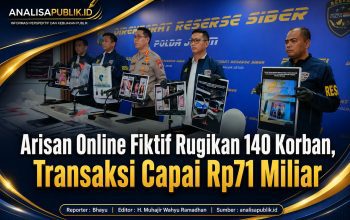 Arisan Online Fiktif Rugikan 140 Korban, Transaksi Capai Rp71 Miliar