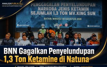 BNN Gagalkan Penyelundupan 1,3 Ton Ketamine di Natuna