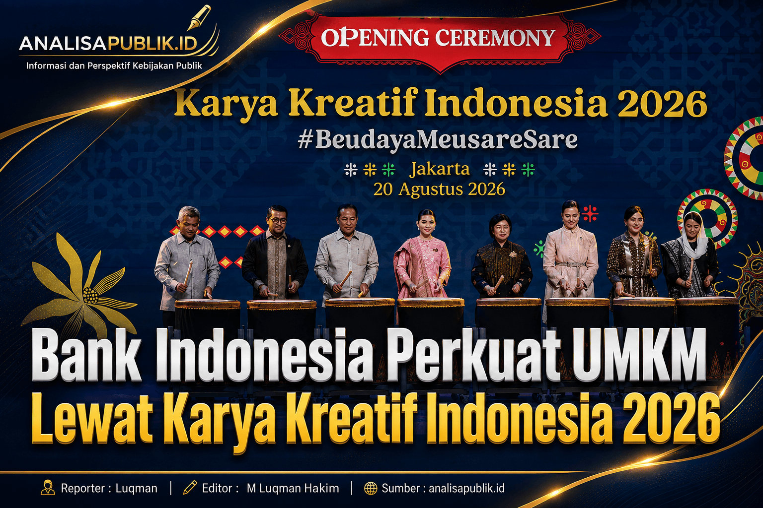 Bank Indonesia Perkuat UMKM Lewat Karya Kreatif Indonesia 2026