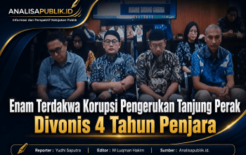 Enam Terdakwa Korupsi Pengerukan Tanjung Perak Divonis 4 Tahun Penjara