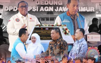 Bersama Kapolri & Gubernur, Kajati Jatim Hadiri Peresmian Gedung DPD KSPSI AGN Jawa Timur