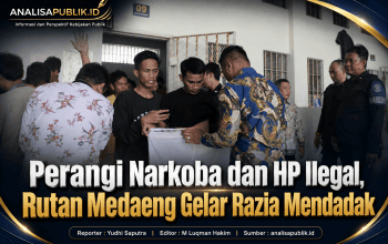 Perangi Narkoba dan HP Ilegal, Rutan Medaeng Gelar Razia Mendadak