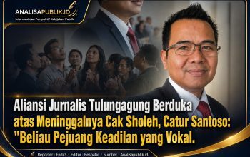 Aliansi Jurnalis Tulungagung Berduka atas Meninggalnya Cak Sholeh, Catur Santoso: “Beliau Pejuang Keadilan yang Vokal