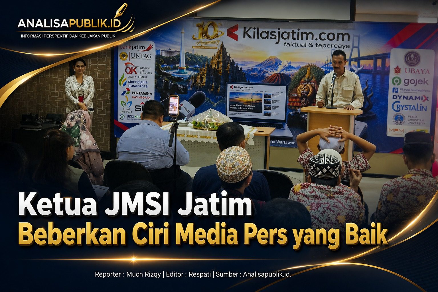 Ketua JMSI Jatim Beberkan Ciri Media Pers yang Baik