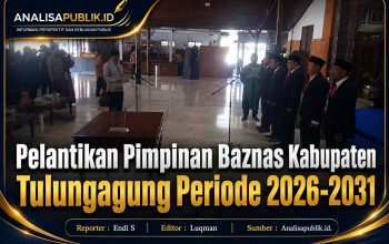 Pelantikan Pimpinan Baznas Kabupaten Tulungagung Periode 2026-2031