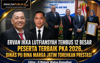 Ervan Ikka Lutfiansyah Tembus 12 Besar Peserta Terbaik PKA 2026, Dinas PU Bina Marga Jatim Torehkan Prestasi