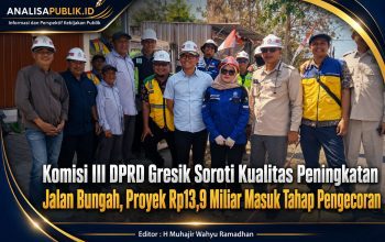 Komisi III DPRD Gresik Soroti Kualitas Peningkatan Jalan Bungah, Proyek Rp13,9 Miliar Masuk Tahap Pengecoran