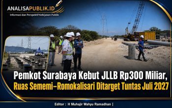 Pemkot Surabaya Kebut JLLB Rp300 Miliar, Ruas Sememi–Romokalisari Ditarget Tuntas Juli 2027
