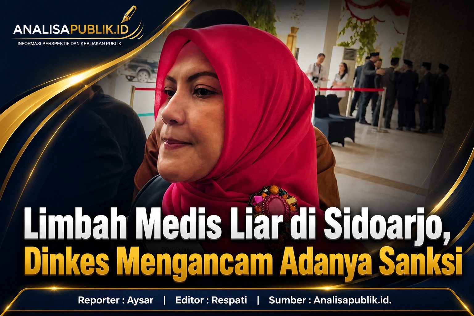 Limbah Medis Liar di Sidoarjo, Dinkes Mengancam Adanya Sanksi