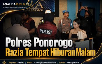 Polres Ponorogo Razia Tempat Hiburan Malam