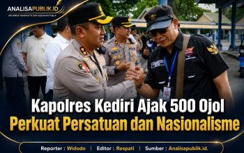 Kapolres Kediri Ajak 500 Ojol Perkuat Persatuan dan Nasionalisme
