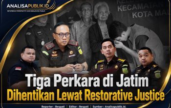 Tiga Perkara di Jatim Dihentikan Lewat Restorative Justice