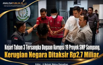 Kejari Tahan 3 Tersangka Dugaan Korupsi 19 Proyek SMP Sampang, Kerugian Negara Ditaksir Rp2,7 Miliar