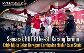 Semarak HUT RI ke-81, Karang Taruna Krida Mulia Gelar Beragam Lomba dan diakhiri Jalan Santai 