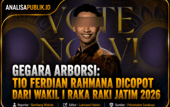 Gegara Arborsi: Tio Ferdian Rahmana Dicopot dari Wakil I Raka Raki Jatim 2026