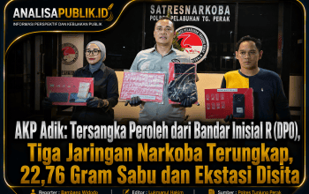 AKP Adik: Tersangka Peroleh dari Bandar Inisial R (DPO), Tiga Jaringan Narkoba Terungkap, 22,76 Gram Sabu dan Ekstasi Disita