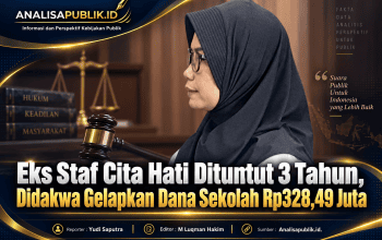 Eks Staf Cita Hati Dituntut 3 Tahun-online