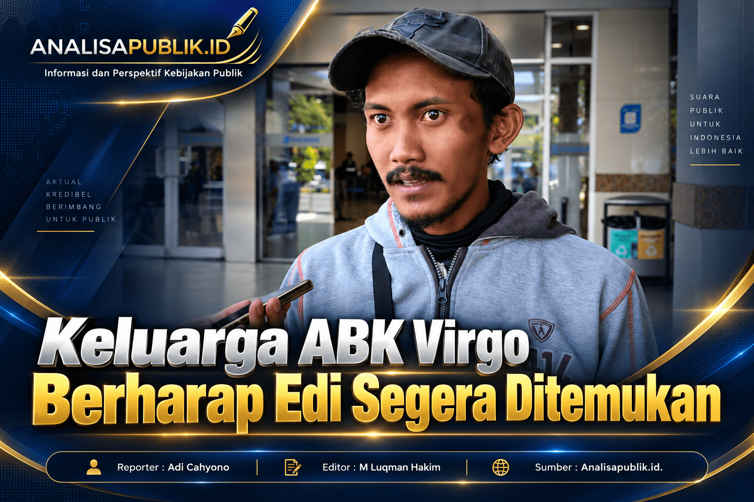 Keluarga ABK Virgo Berharap Edi Segera Ditemukan