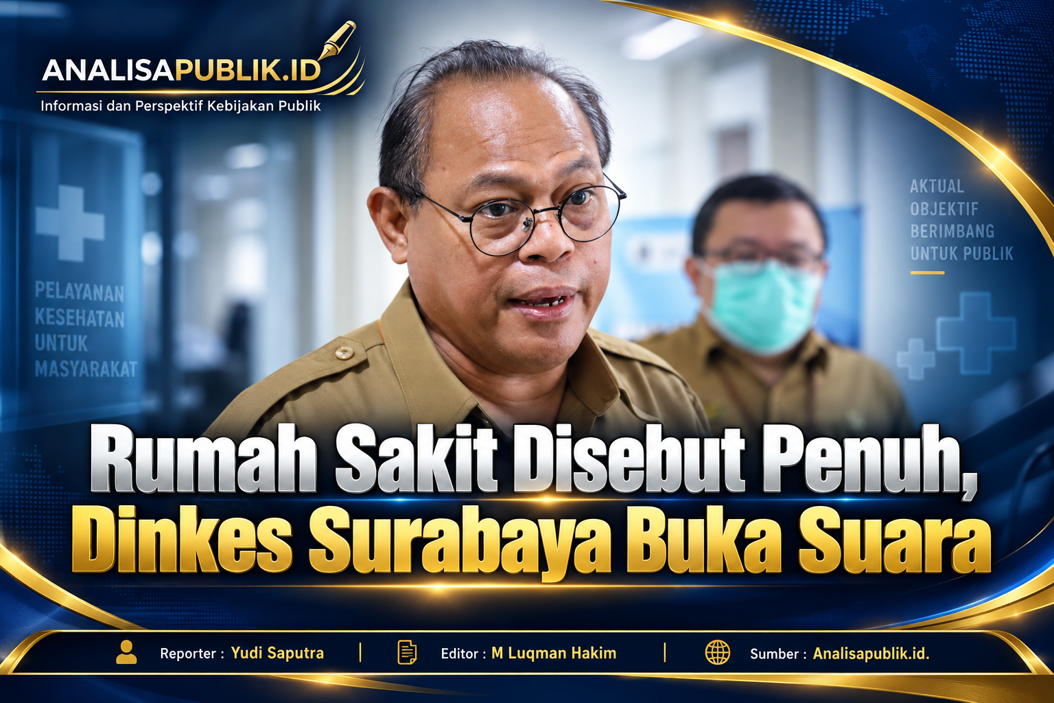 Rumah Sakit Disebut Penuh, Dinkes Surabaya Buka Suara-online