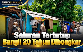 Saluran Tertutup Bangli 20 Tahun Dibongkar
