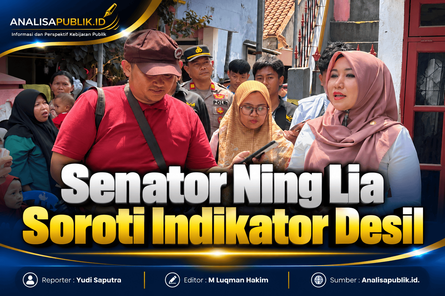 Senator Ning Lia Soroti Indikator Desil