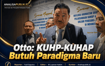 Otto: KUHP-KUHAP Butuh Paradigma Baru