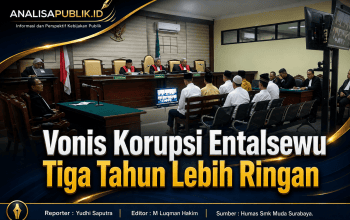 Vonis Korupsi Entalsewu Tiga Tahun Lebih Ringa