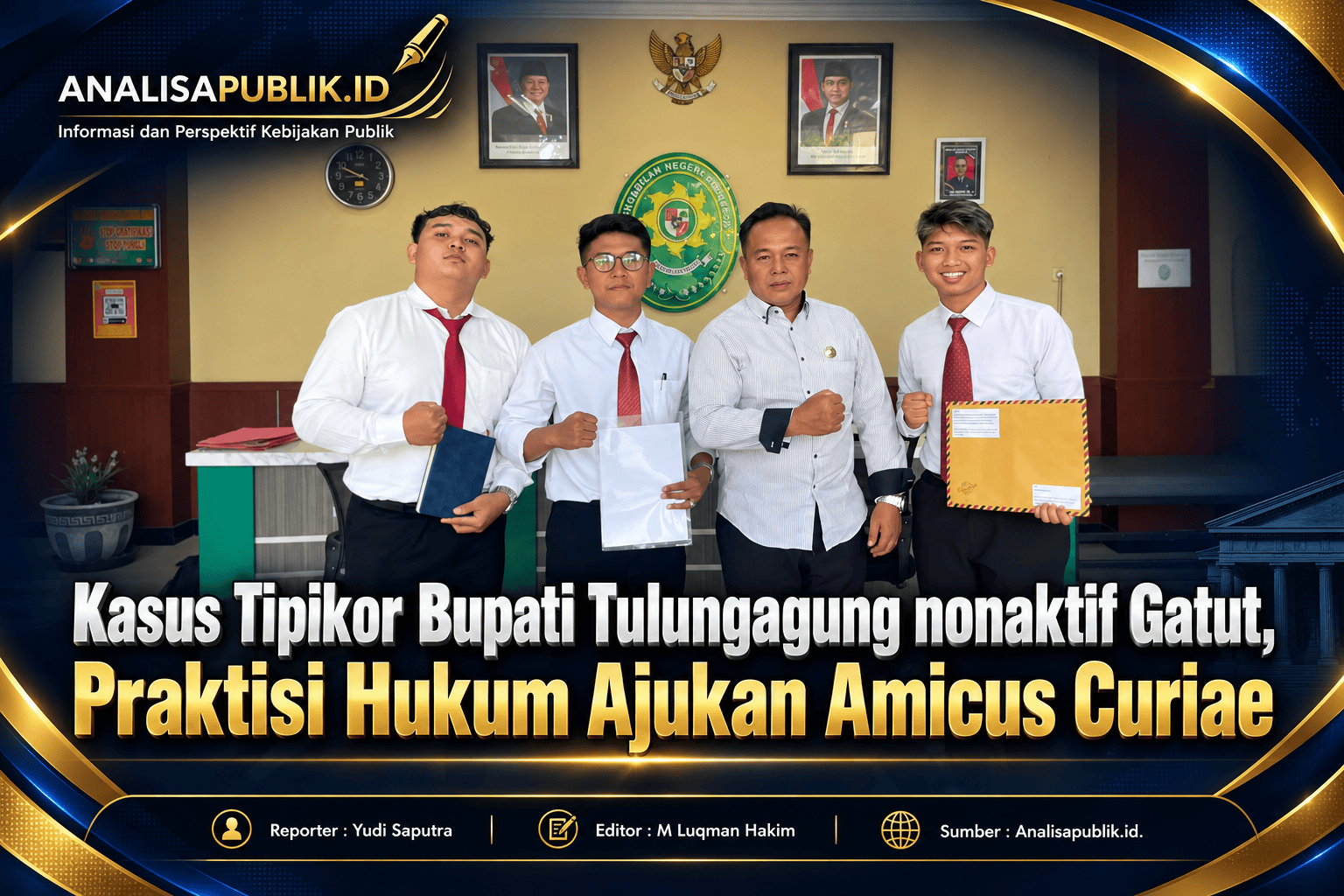 Kasus Tipikor Bupati Tulungagung nonaktif Gatut
