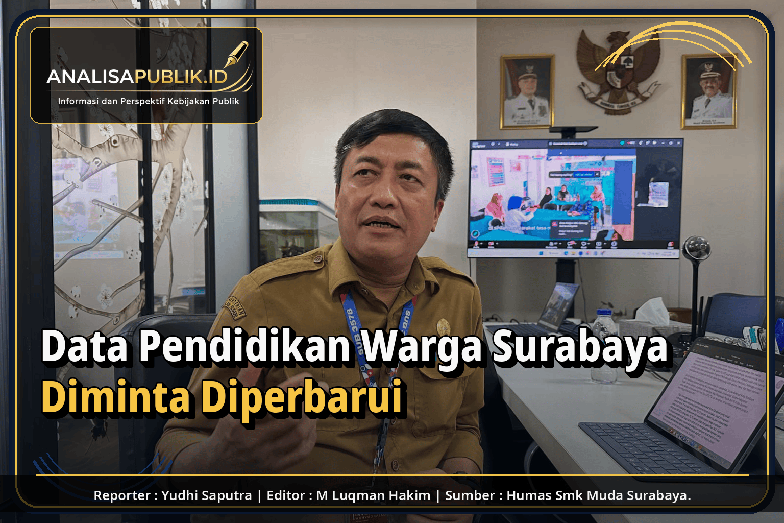 Data Pendidikan Warga Surabaya Diminta Diperbarui