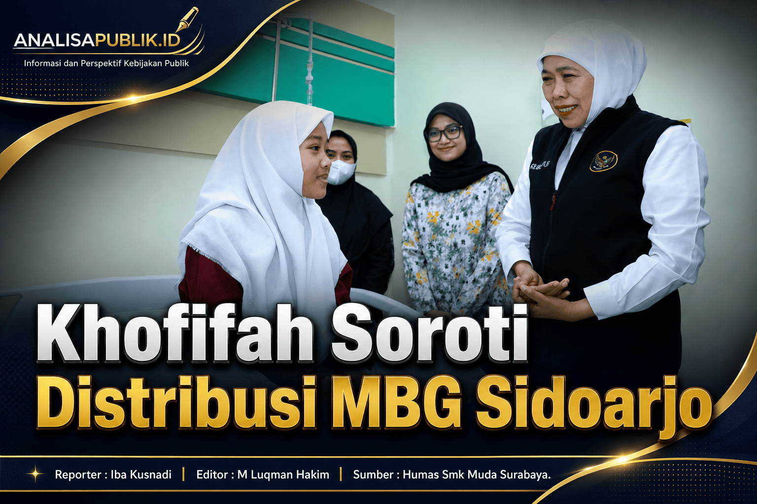 Khofifah Soroti Distribusi MBG Sidoarjo