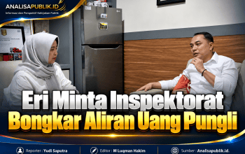 Eri Minta Inspektorat Bongkar Aliran Uang Pungli