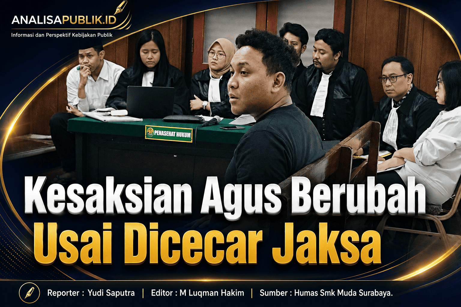 Kesaksian Agus Berubah Usai Dicecar Jaksa