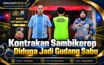 Kontrakan Sambikerep Diduga Jadi Gudang Sabu