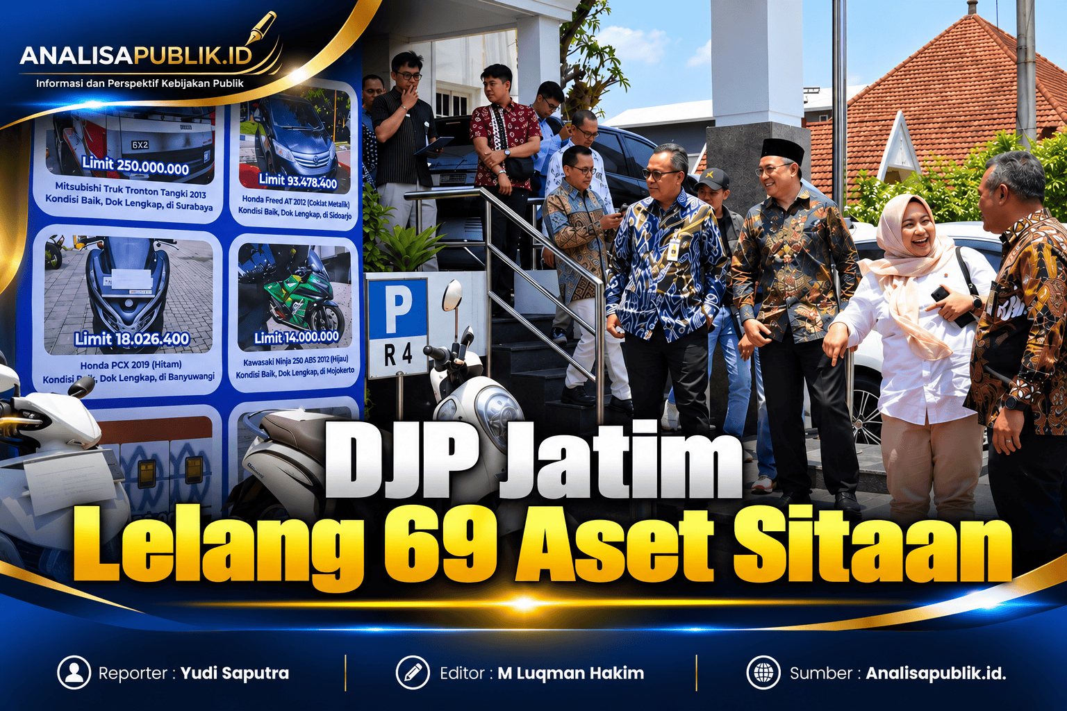 DJP Jatim Lelang 69 Aset Sitaan