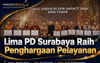Lima PD Surabaya Raih Penghargaan Pelayanan