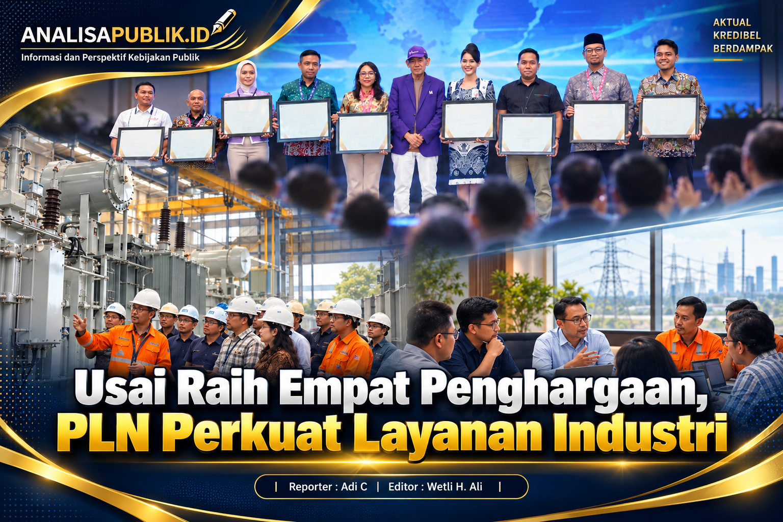 Usai Raih Empat Penghargaan, PLN Perkuat Layanan Industri