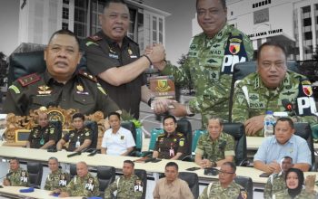Kunjungan Kehormatan Danpomdam V/Brawijaya, Kejati Jatim Perkuat Sinergi dan Penanganan Perkara Koneksitas