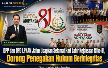 DPP dan DPD LPKAN Jatim Ucapkan Selamat Hari Lahir Kejaksaan RI ke-81, Dorong Penegakan Hukum Berintegritas