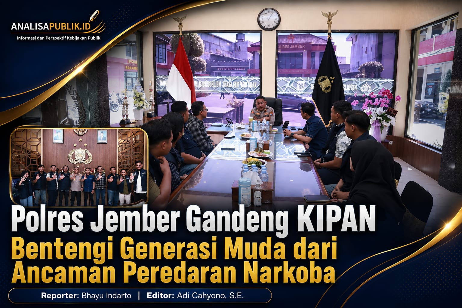 Polres Jember Gandeng KIPAN Bentengi Generasi Muda dari Ancaman Peredaran Narkoba