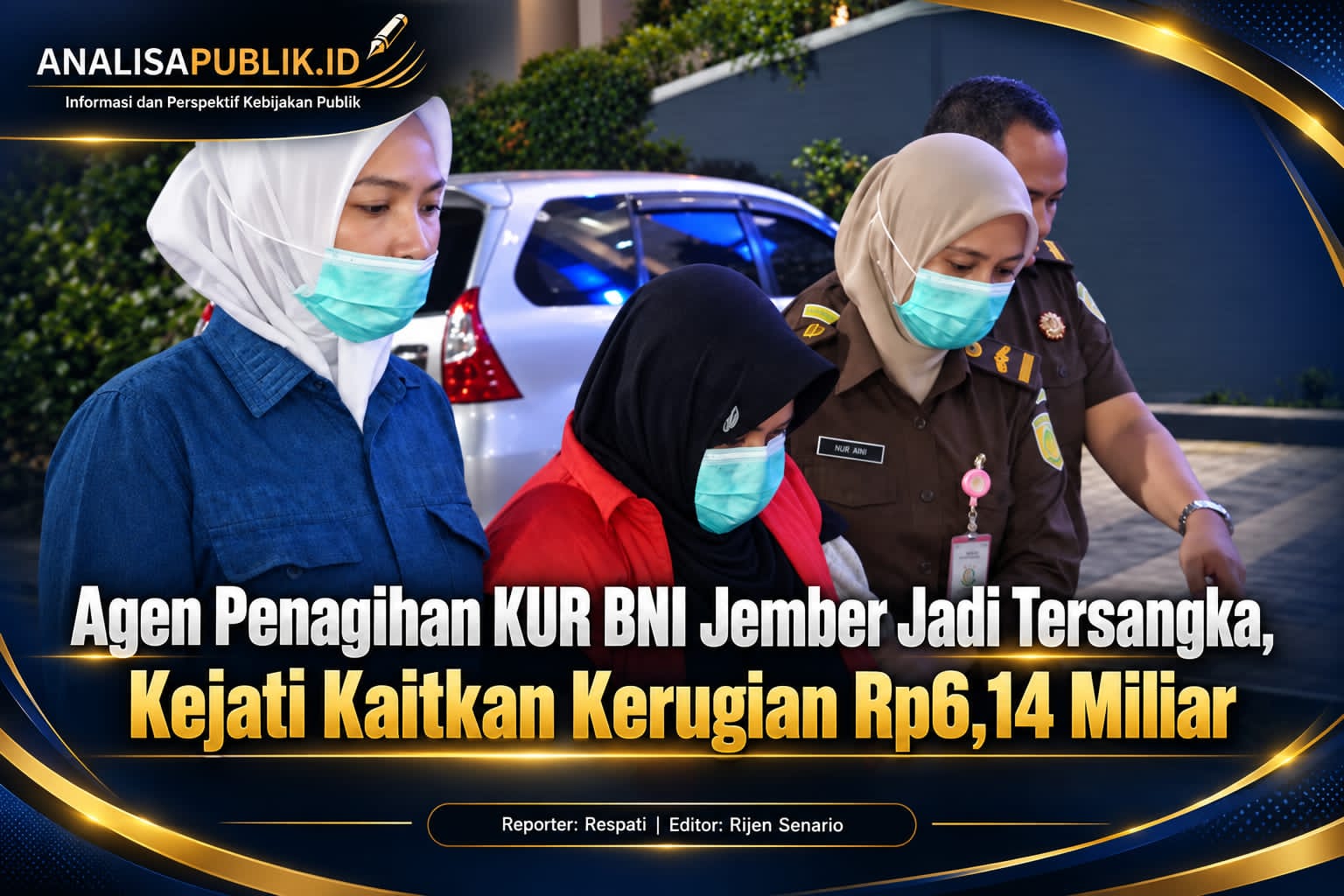 Agen Penagihan KUR BNI Jember Jadi Tersangka, Kejati Kaitkan Kerugian Rp6,14 Miliar