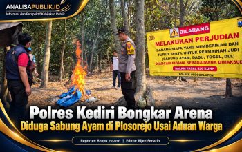 Polres Kediri Bongkar Arena Diduga Sabung Ayam di Plosorejo Usai Aduan Warga