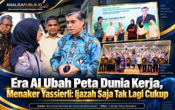 Era AI Ubah Peta Dunia Kerja, Menaker Yassierli: Ijazah Saja Tak Lagi Cukup